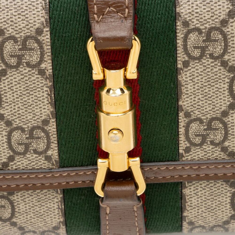 Gucci GG Supreme Jackie 1961 Chain Wallet - Picture 9 of 15